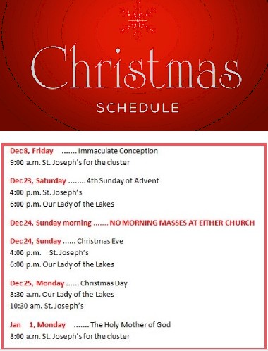 schedule Christmas